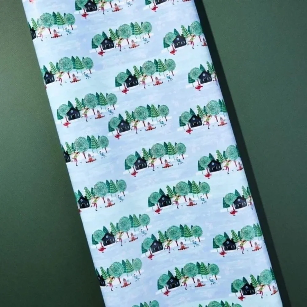 NWT 2 Rolls  Anthropologie Holiday Gift Wrap